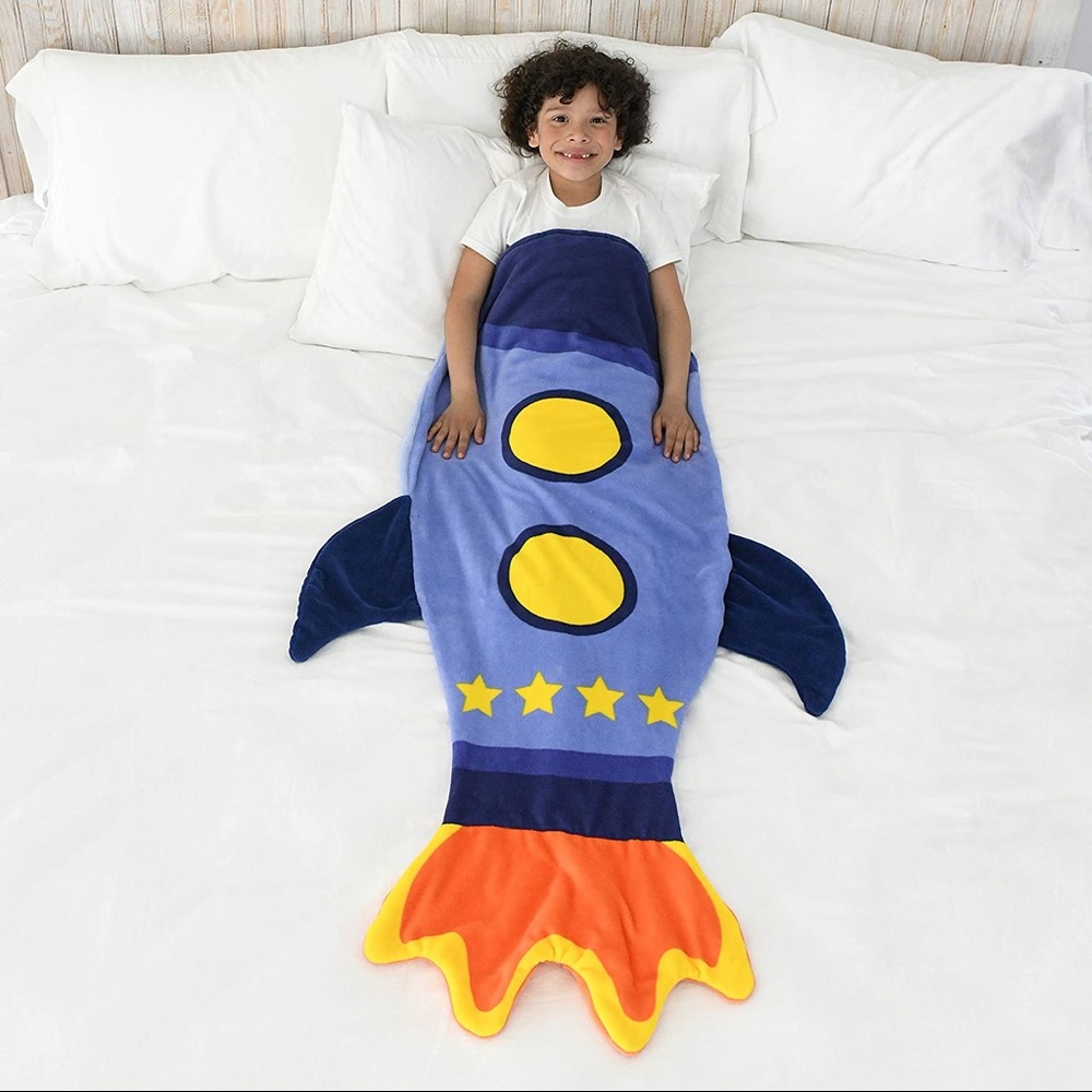 Rocket Blankie Tails Snuggle Blanket